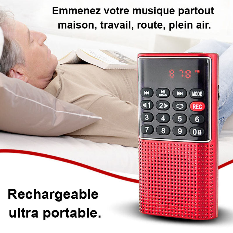 Mini Radio numérique FM portable
