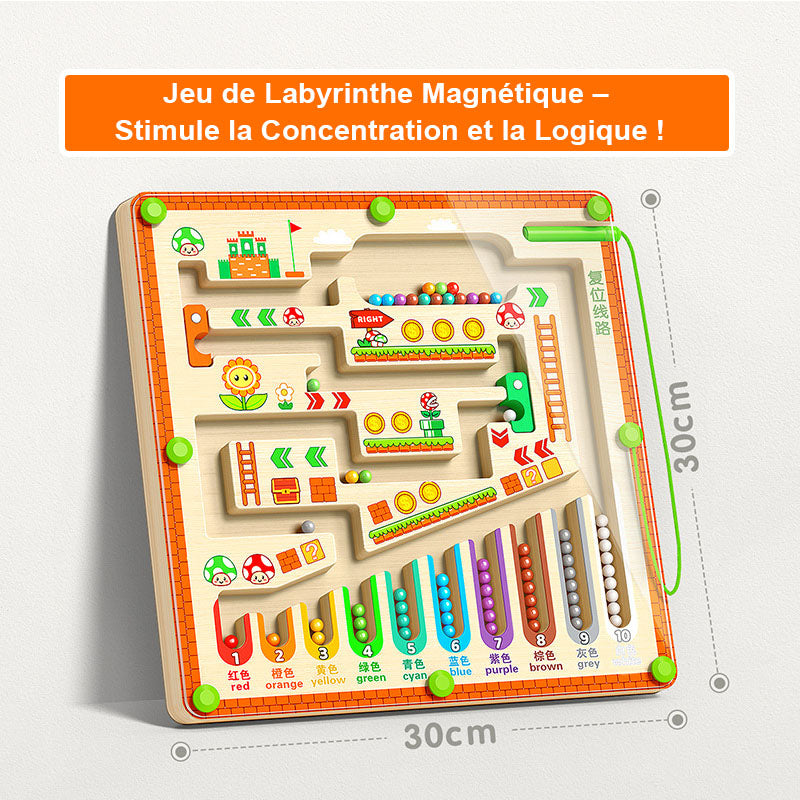 jouet éducatif labyrinthe magnétique