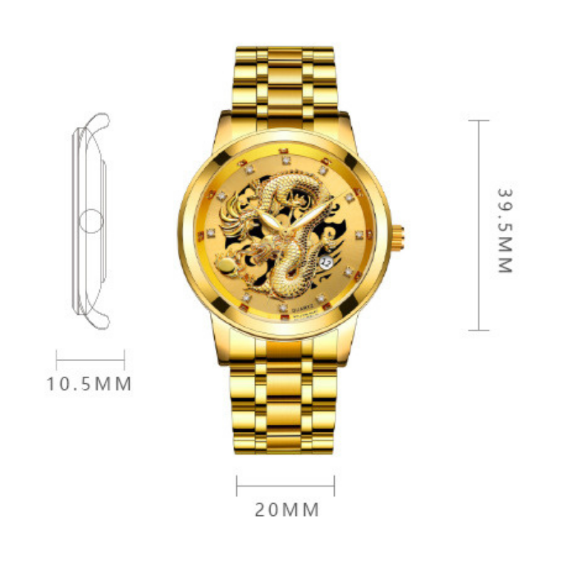 Montre luxueux dragon