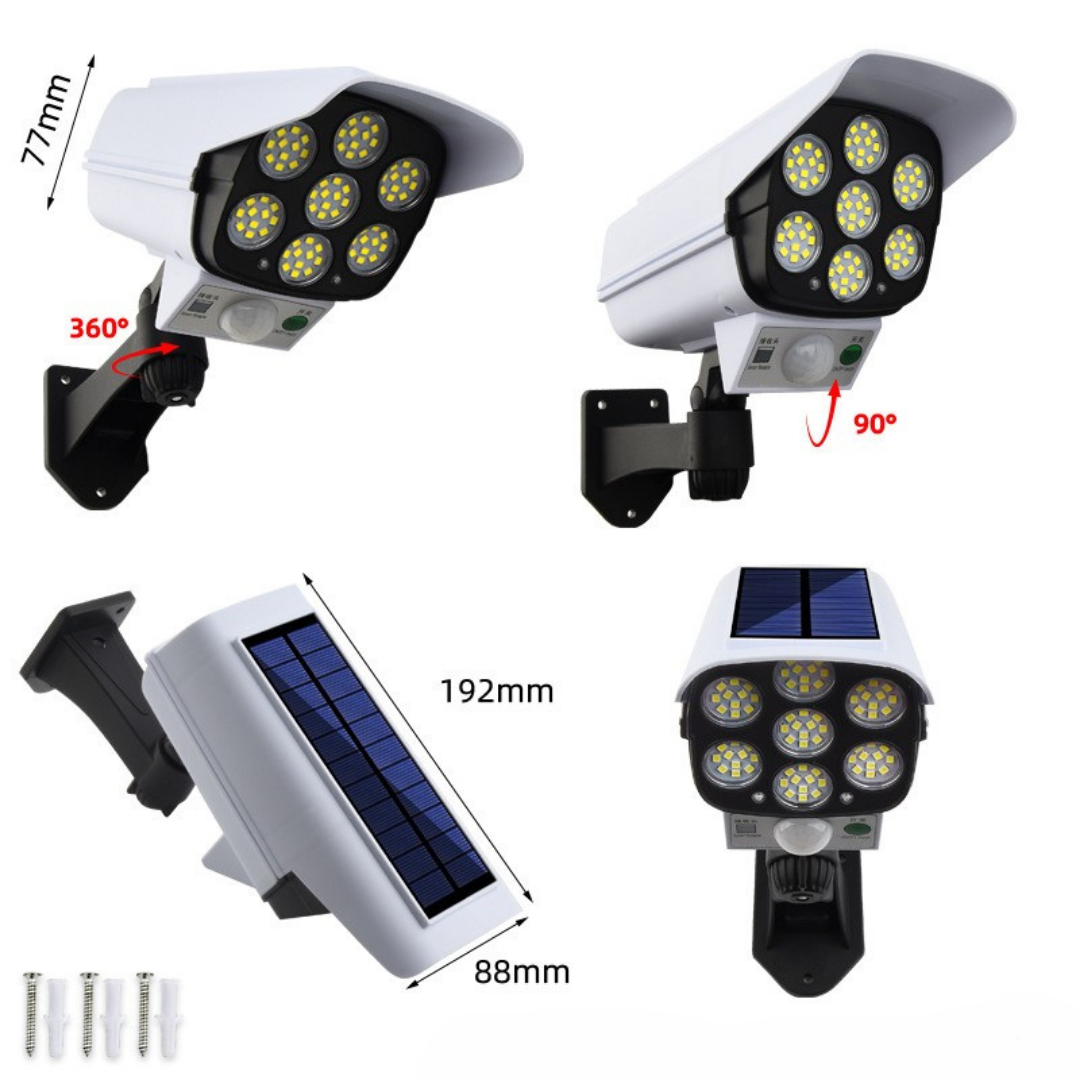 Lampe solaire extérieure avec capteur de mouvement