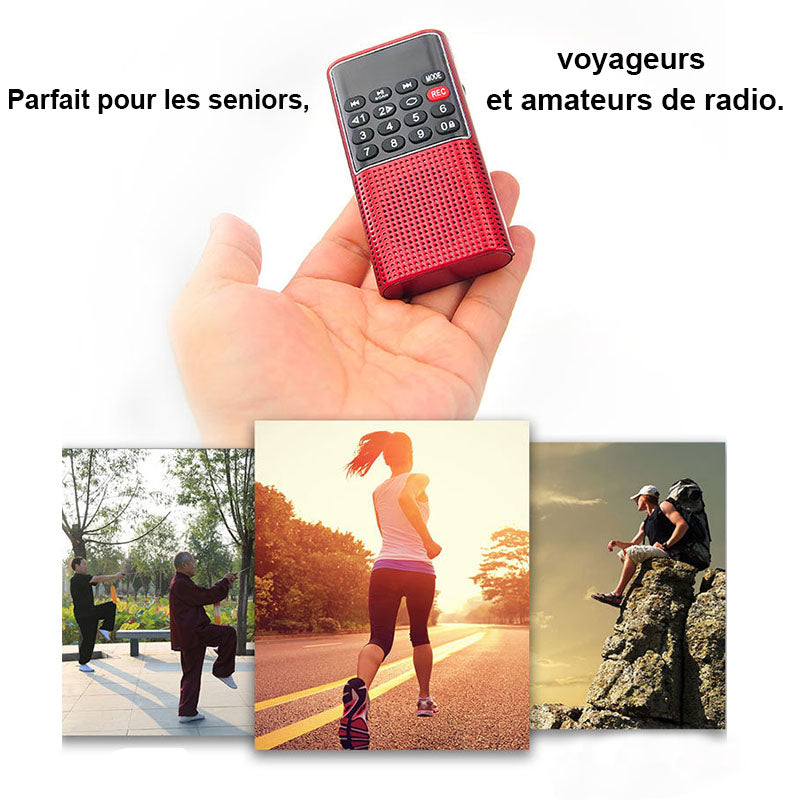 Mini Radio numérique FM portable
