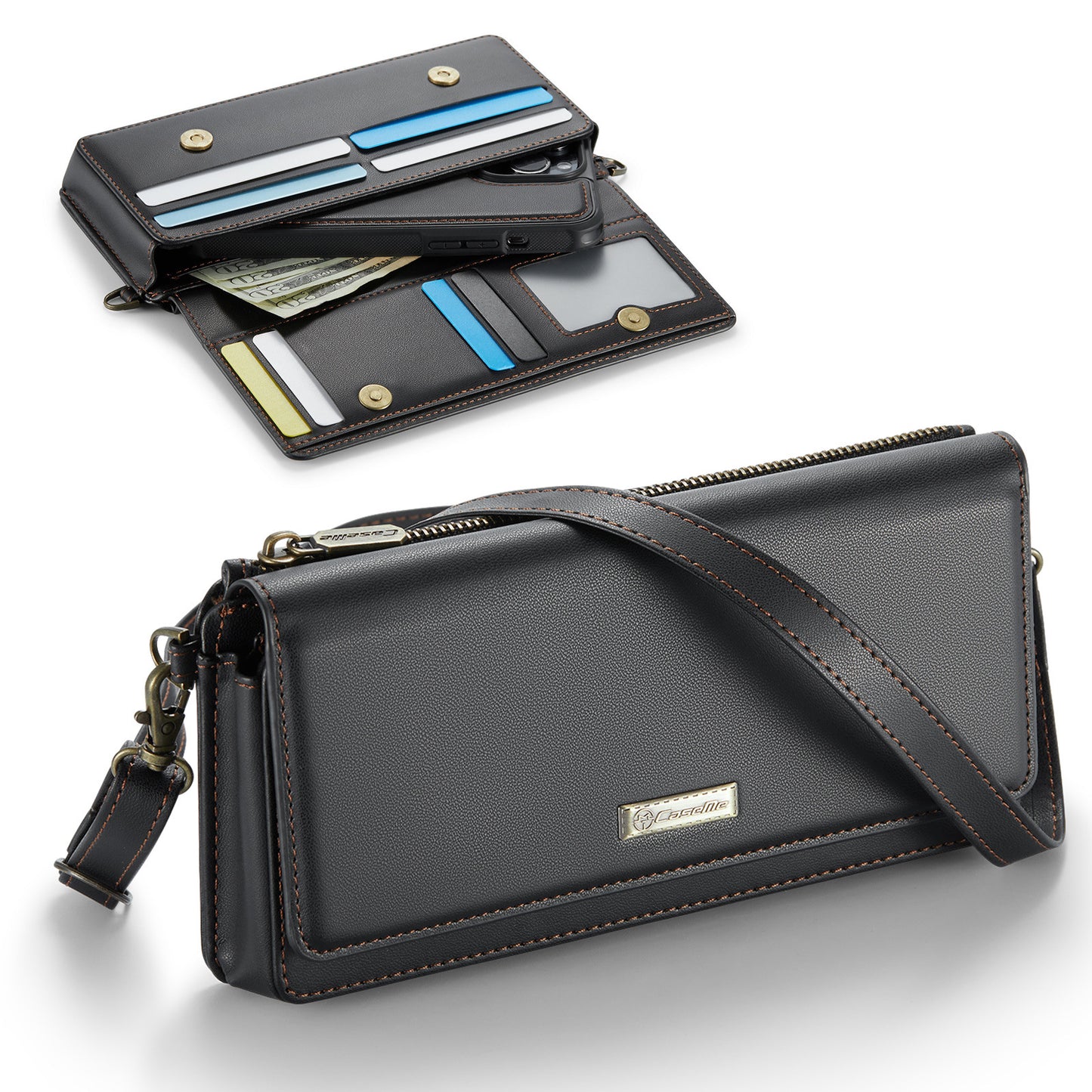 Petit porte-monnaie à bandoulière pour femme BJ