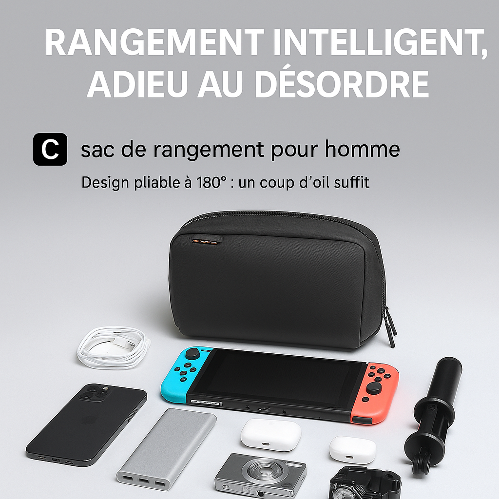 Sac de rangement pour homme