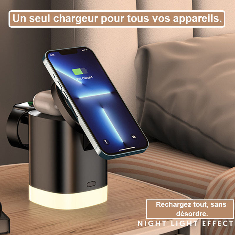 Chargeur sans fil 3 en 1 pour iPhone