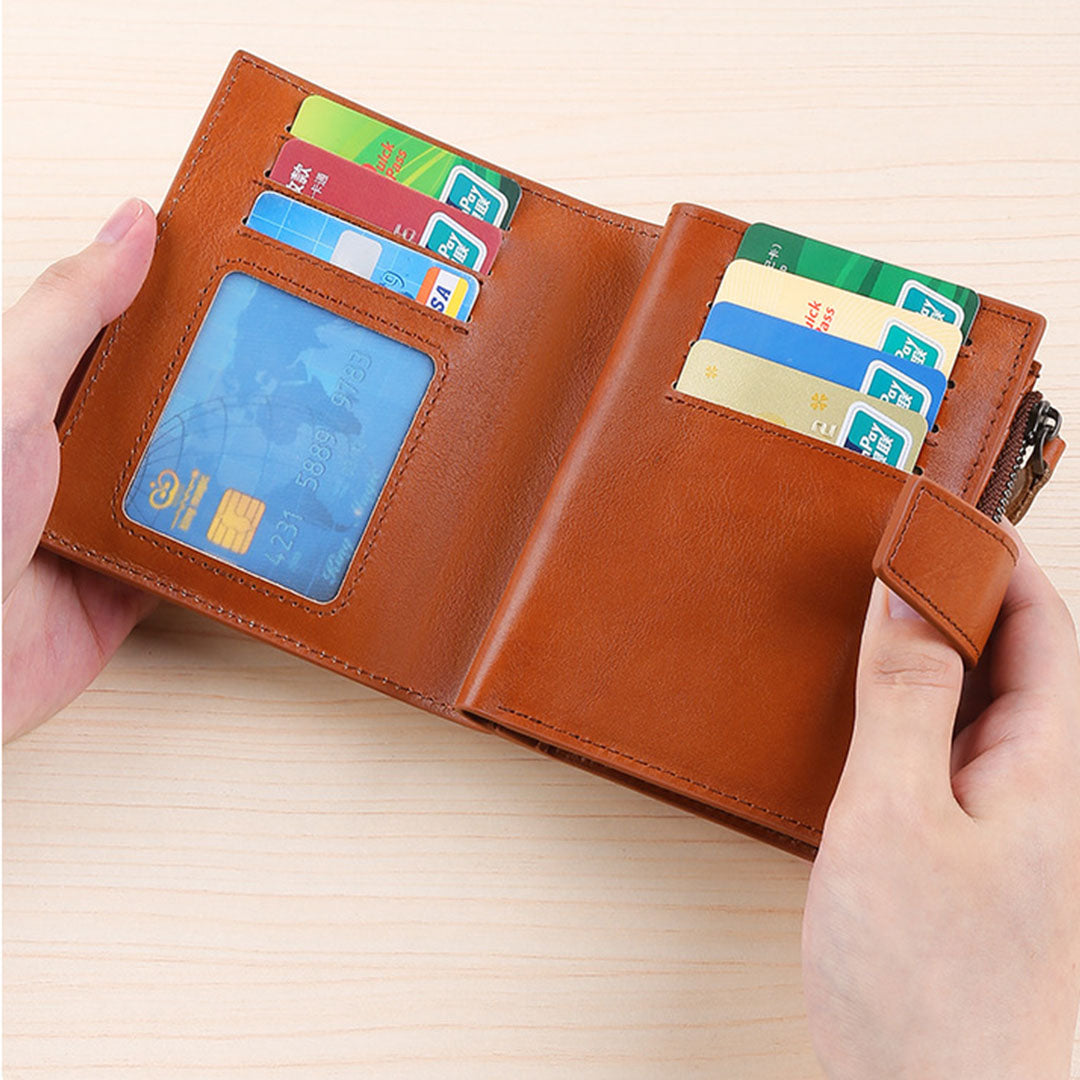 Portefeuille RFID en Cuir– Élégance et Protection