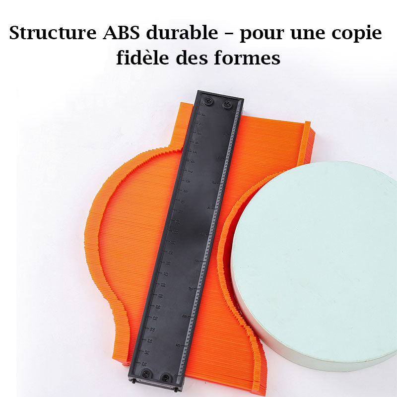 Jauge de contour avec verrouillage