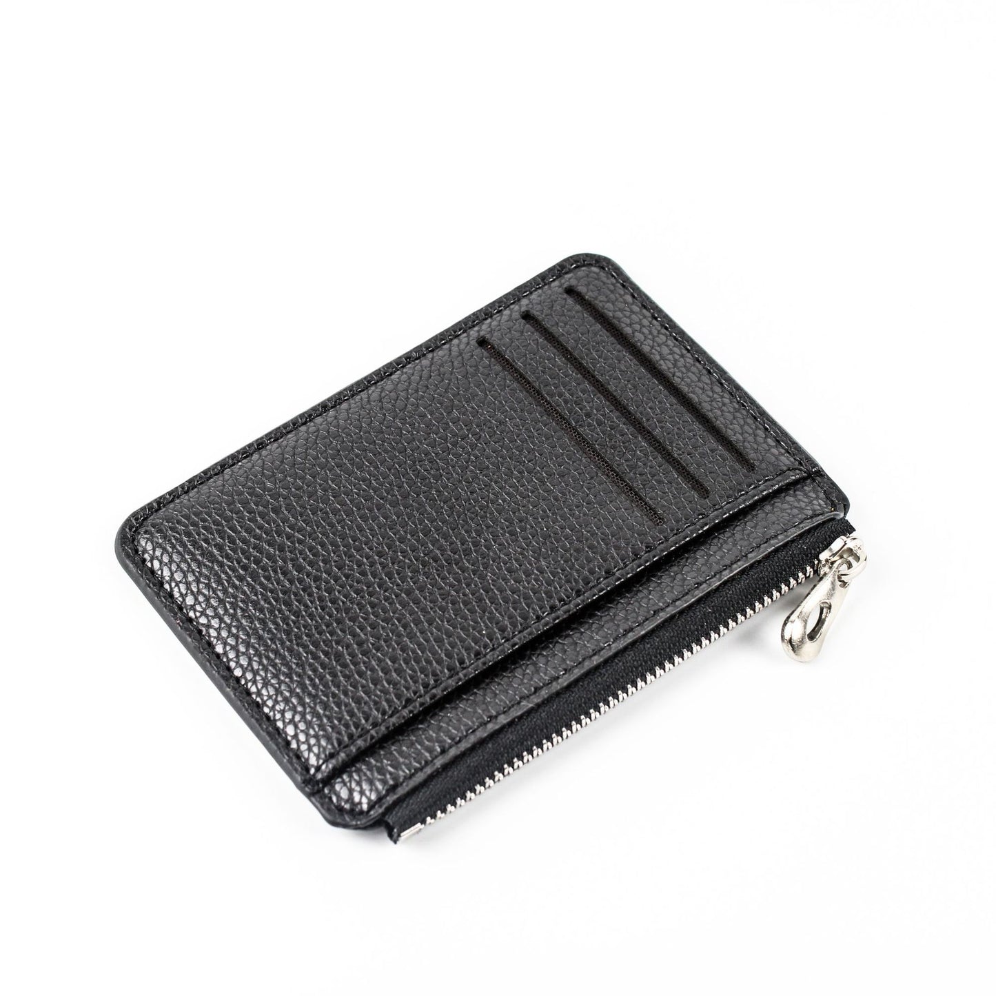 Porte-cartes en cuir minimaliste