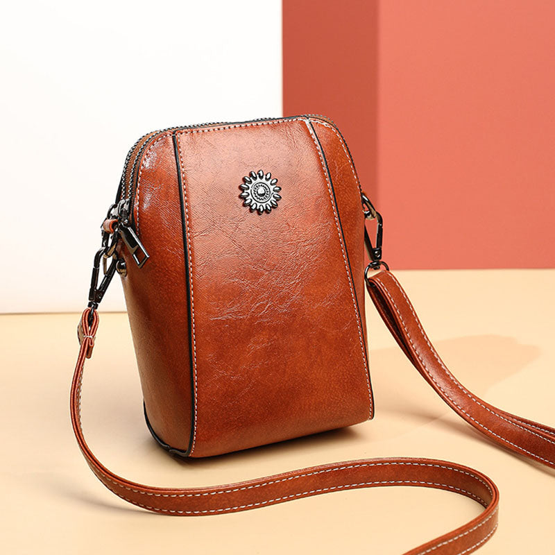 Petits sacs à bandoulière en cuir pour femmes