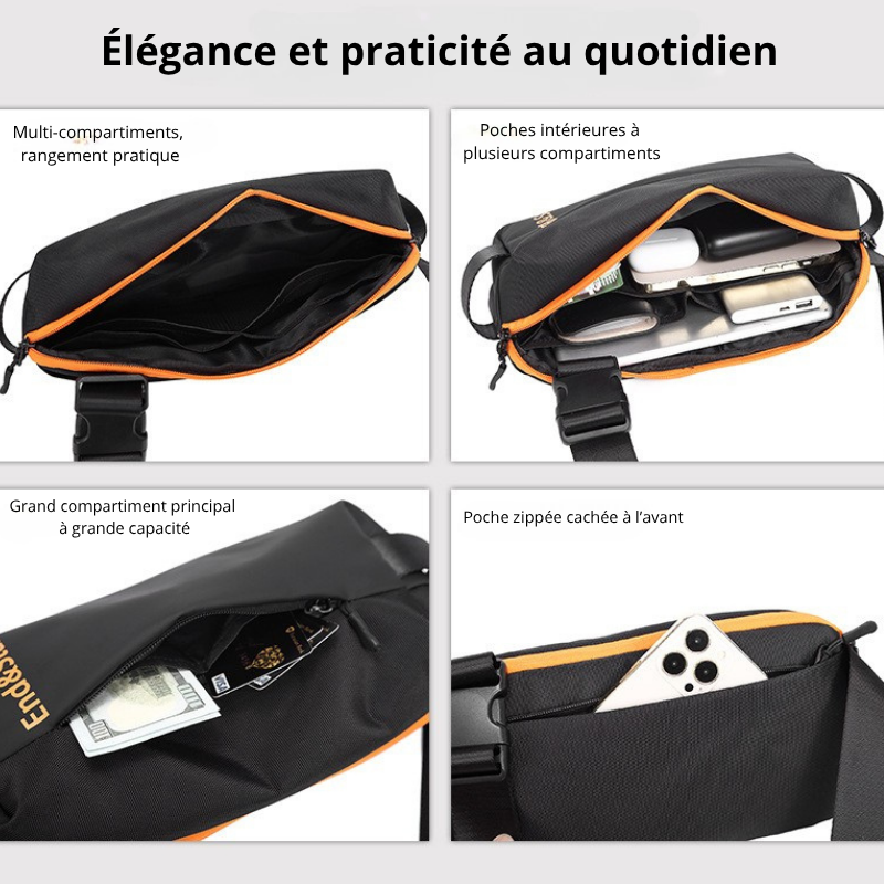 sac à dos de poitrine pour homme