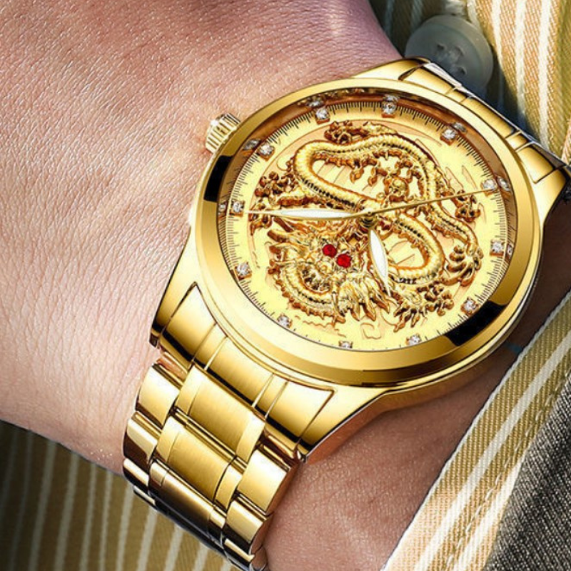 Montre luxueux dragon