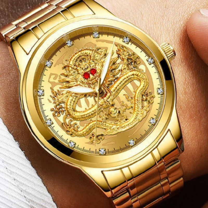 Montre luxueux dragon