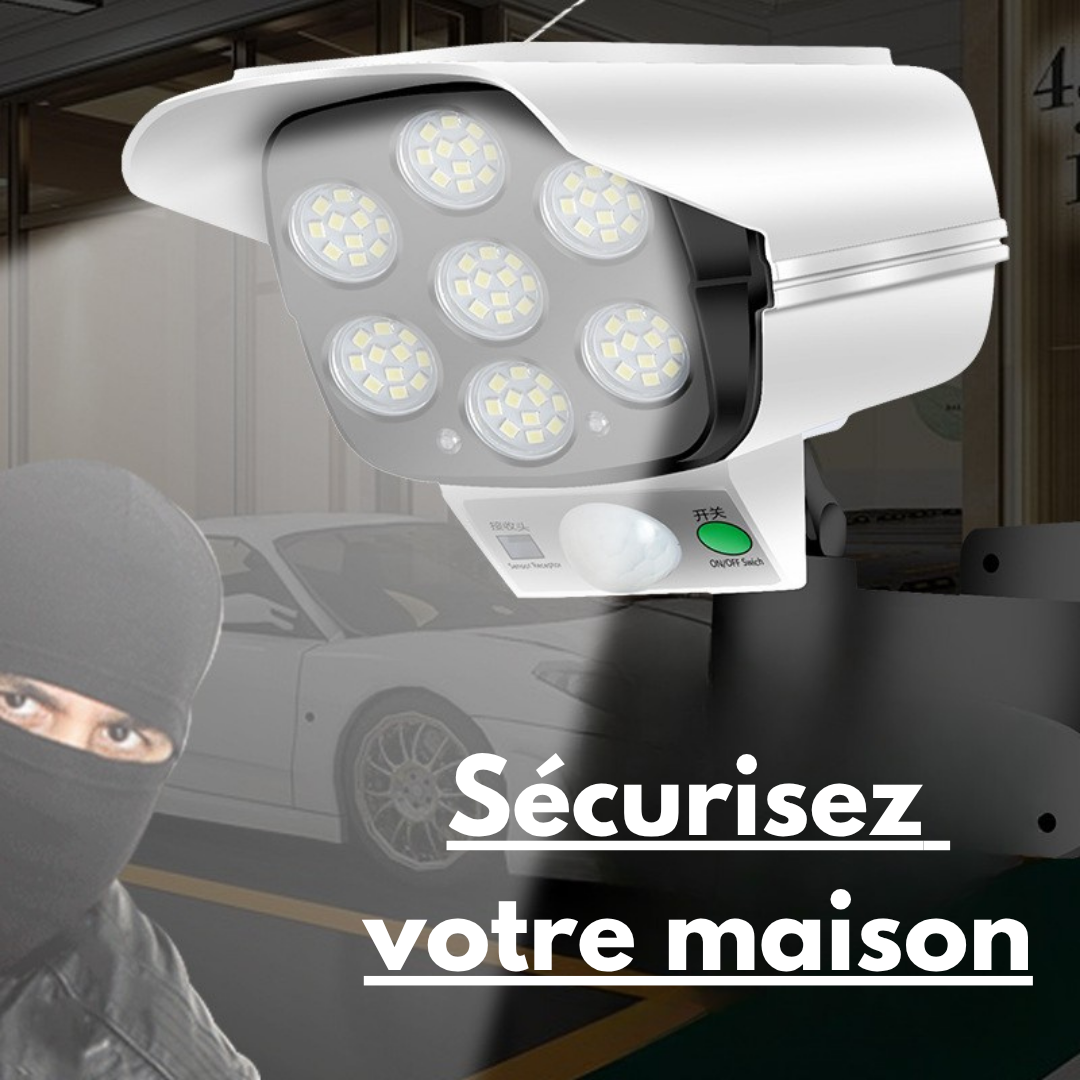 Lampe solaire extérieure avec capteur de mouvement