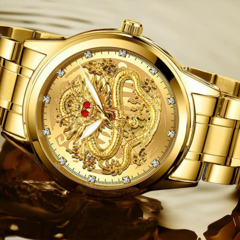 Montre luxueux dragon