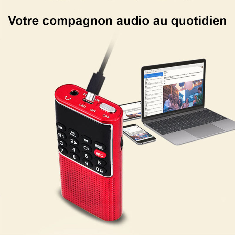 Mini Radio numérique FM portable