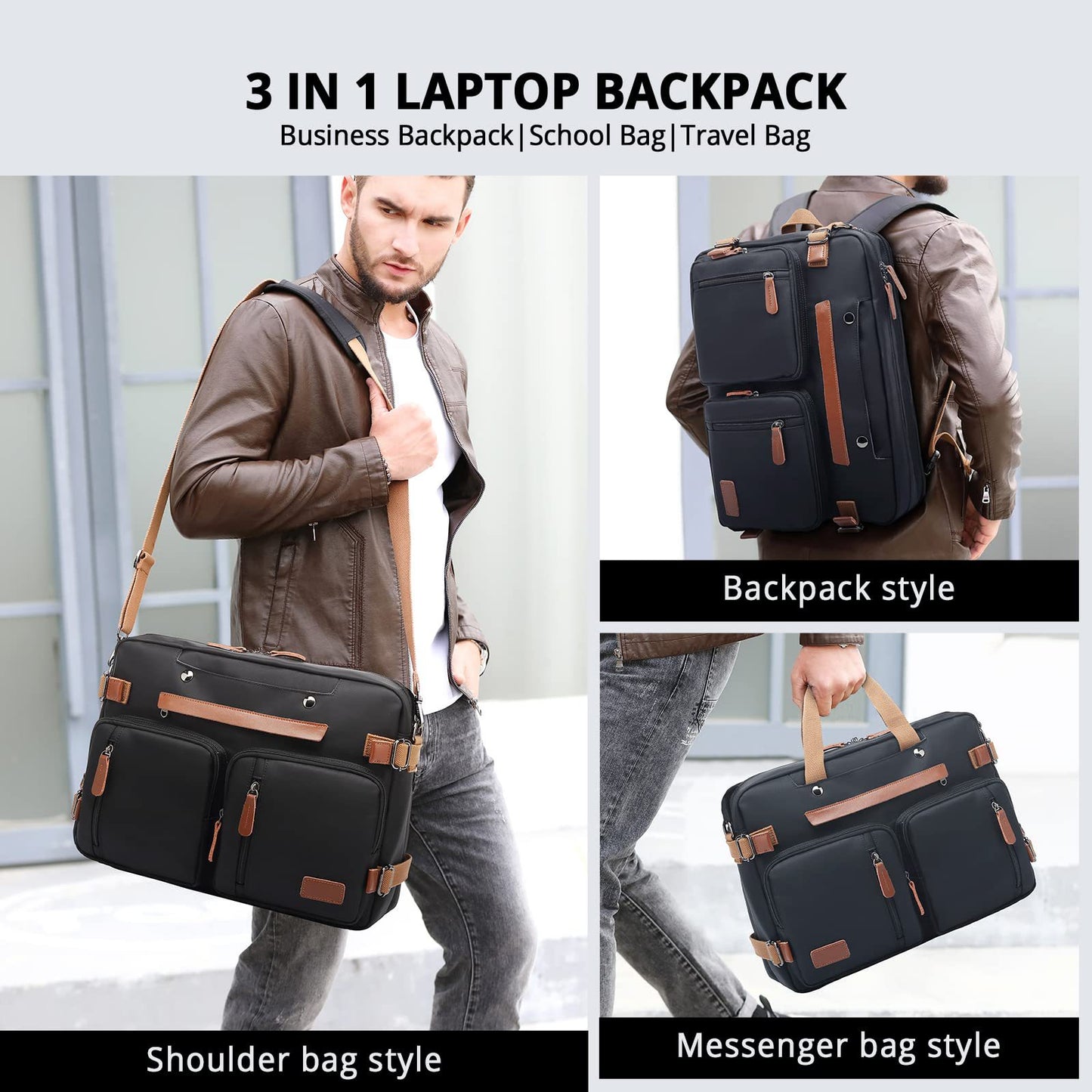 Sac d'ordinateur portable convertible