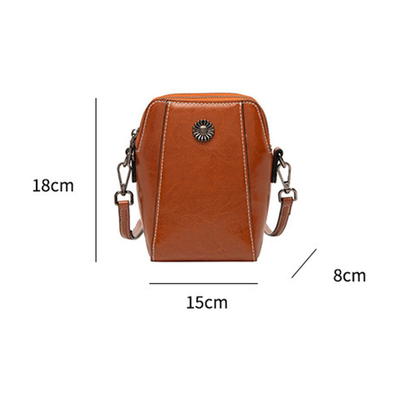 Petits sacs à bandoulière en cuir pour femmes