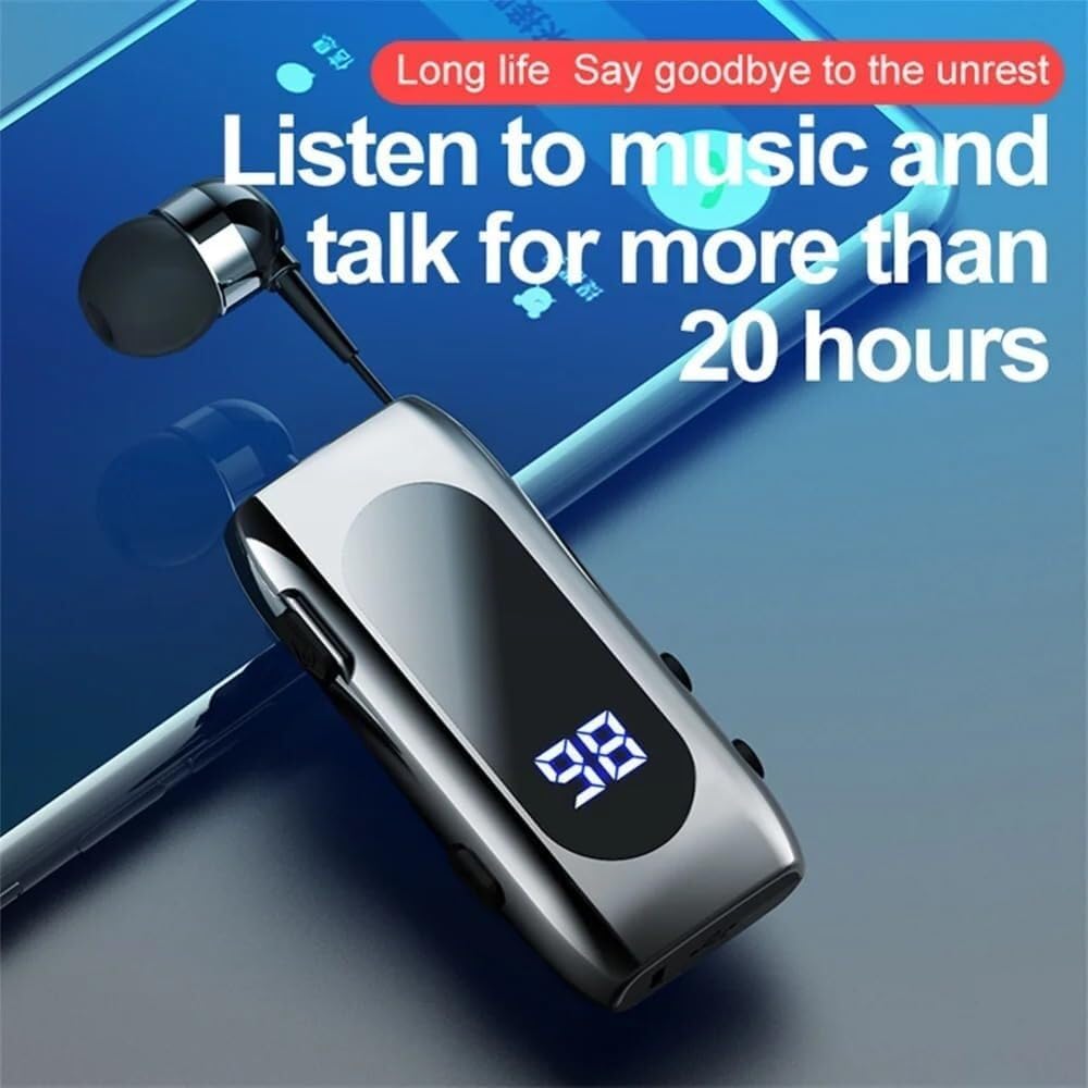 Écouteur rétractable Bluetooth pratique