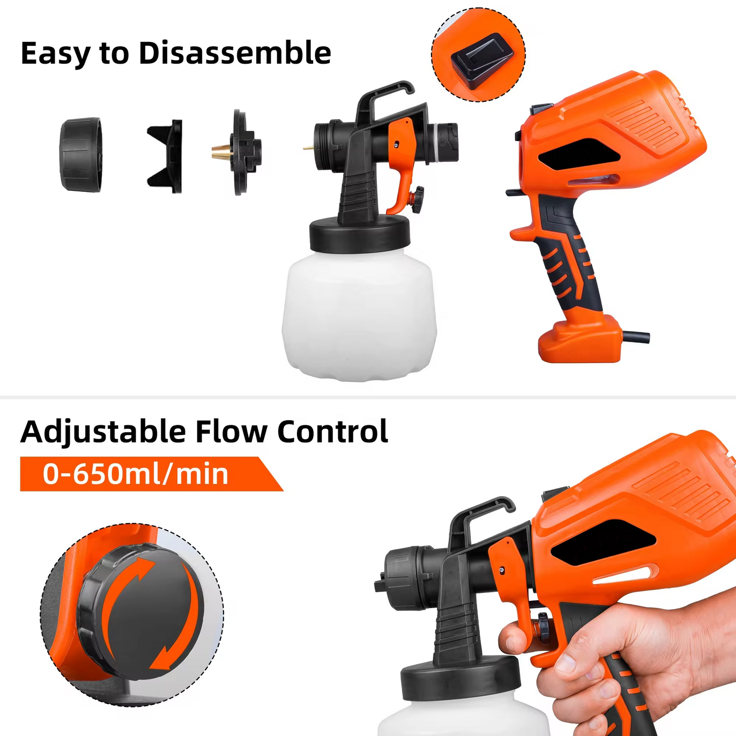 Pistolet à peinture électrique