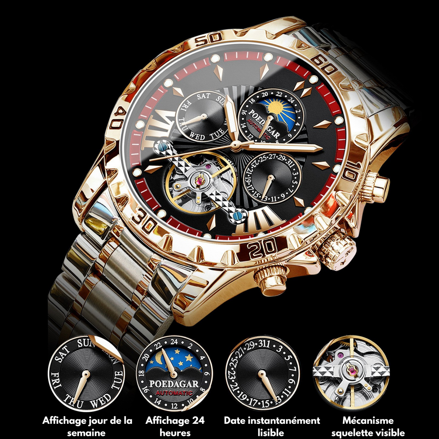 Montre mécanique pour homme