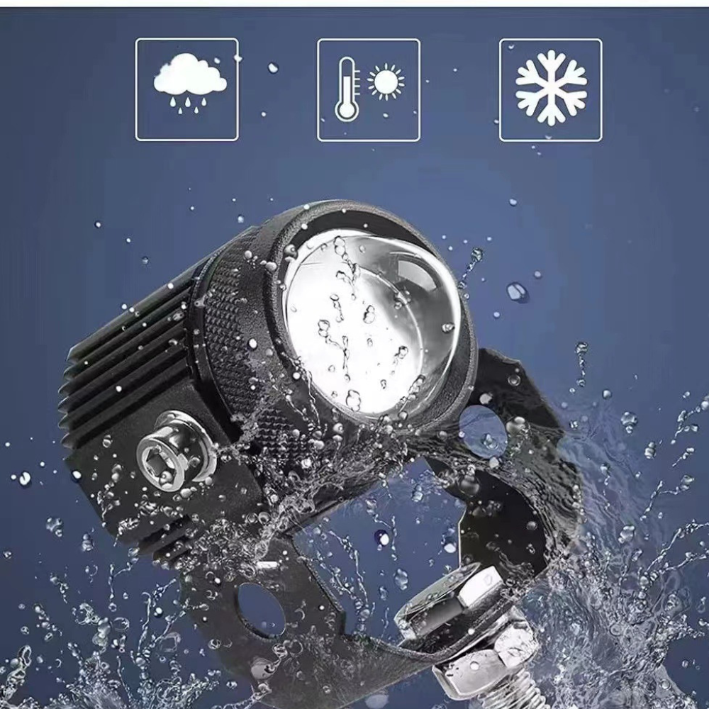 lampe de route LED pour moto