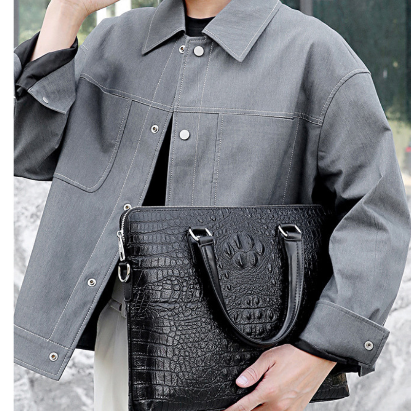 Mallette pour Ordinateur Portable Motif Crocodile