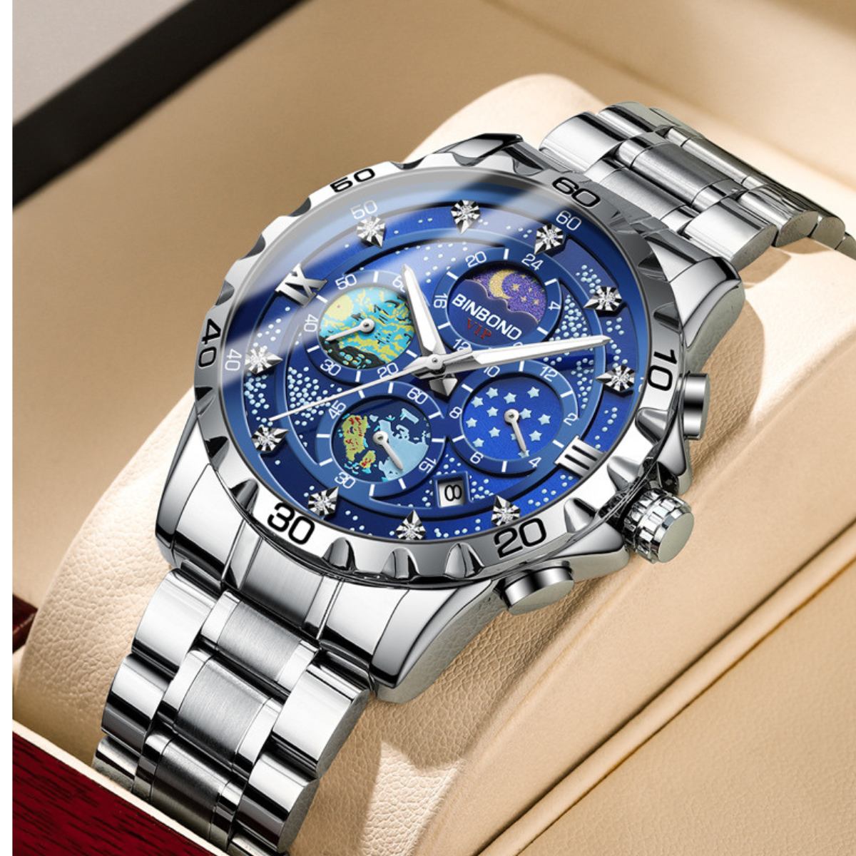 Montre Chronographe de Luxe à la mode