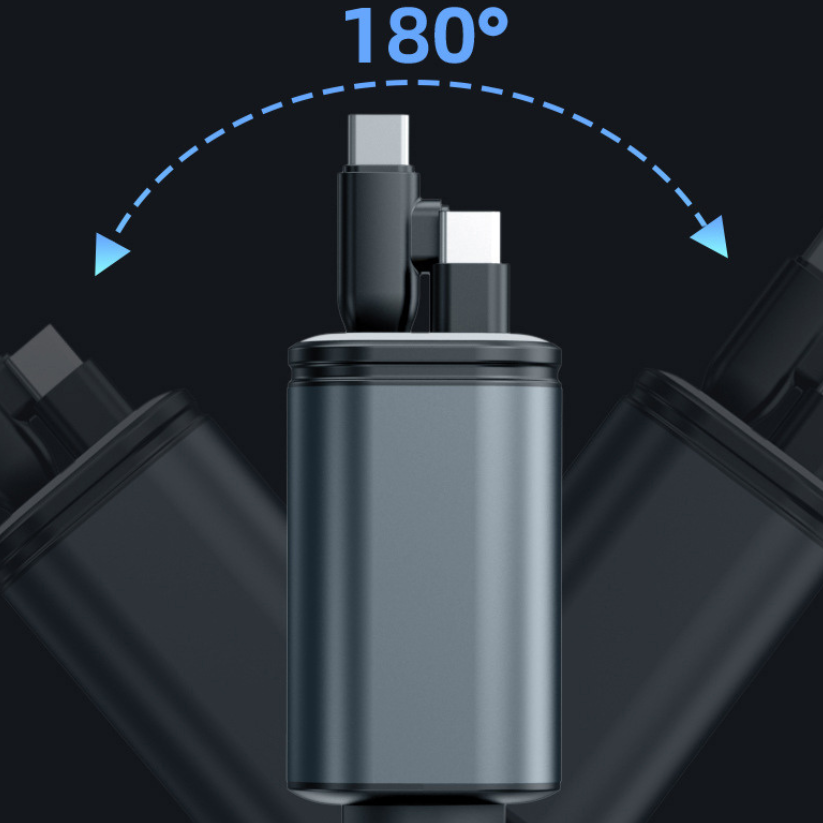 Chargeur de Voiture Rétractable 4 en 1