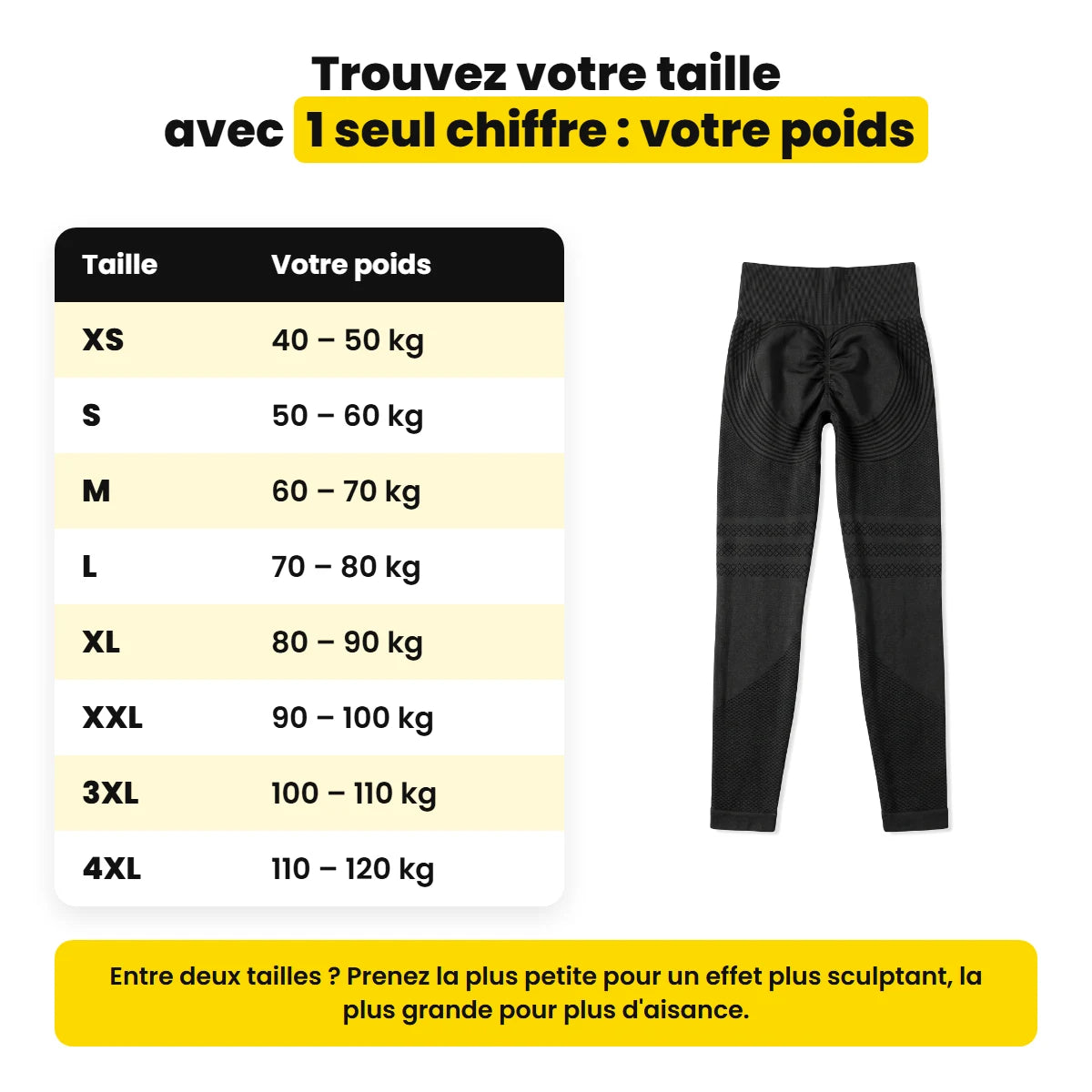 Leggings sculptants 3D