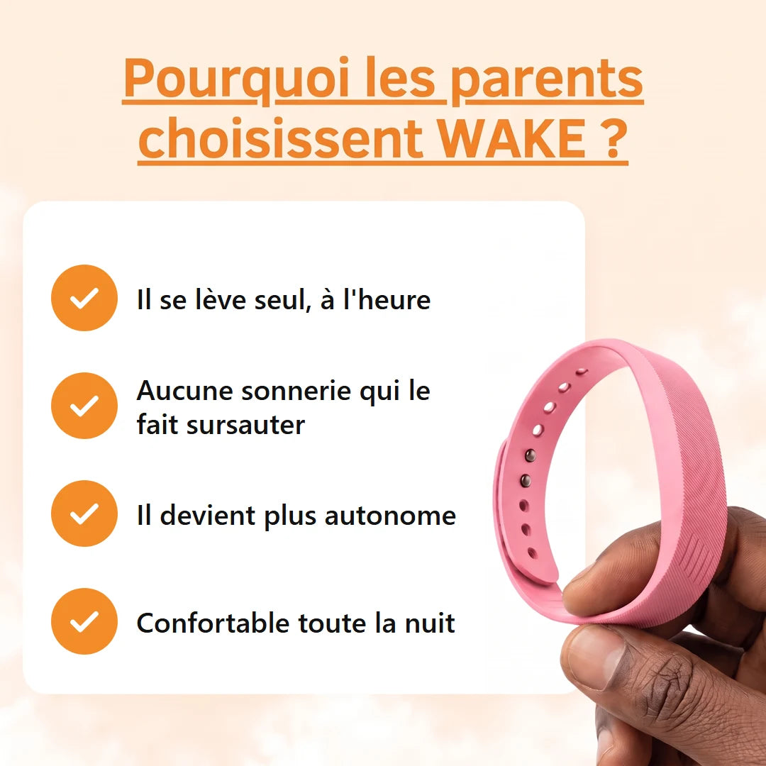 WAKE Enfant – Le bracelet réveil silencieux pour enfants