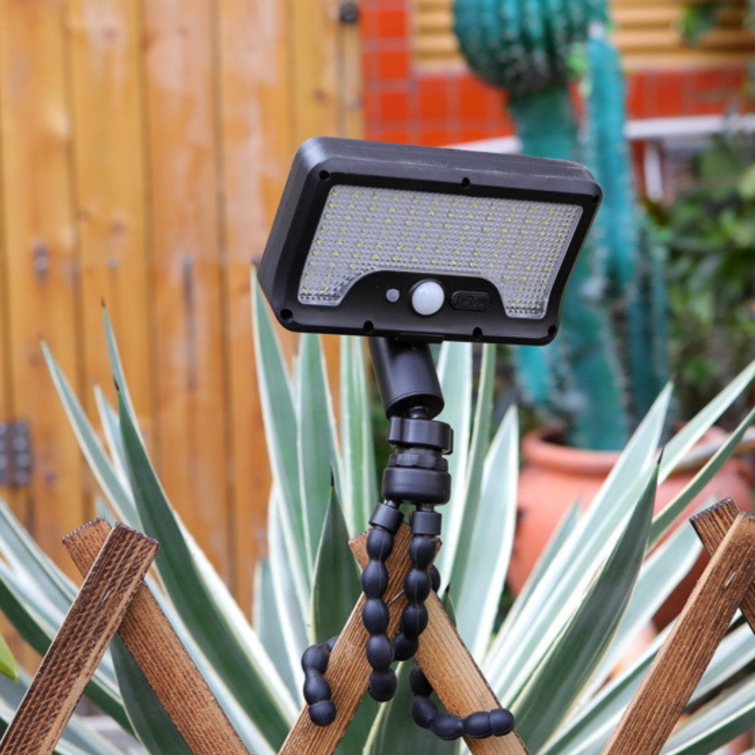 Lampe Solaire Extérieure avec Trépied Flexible