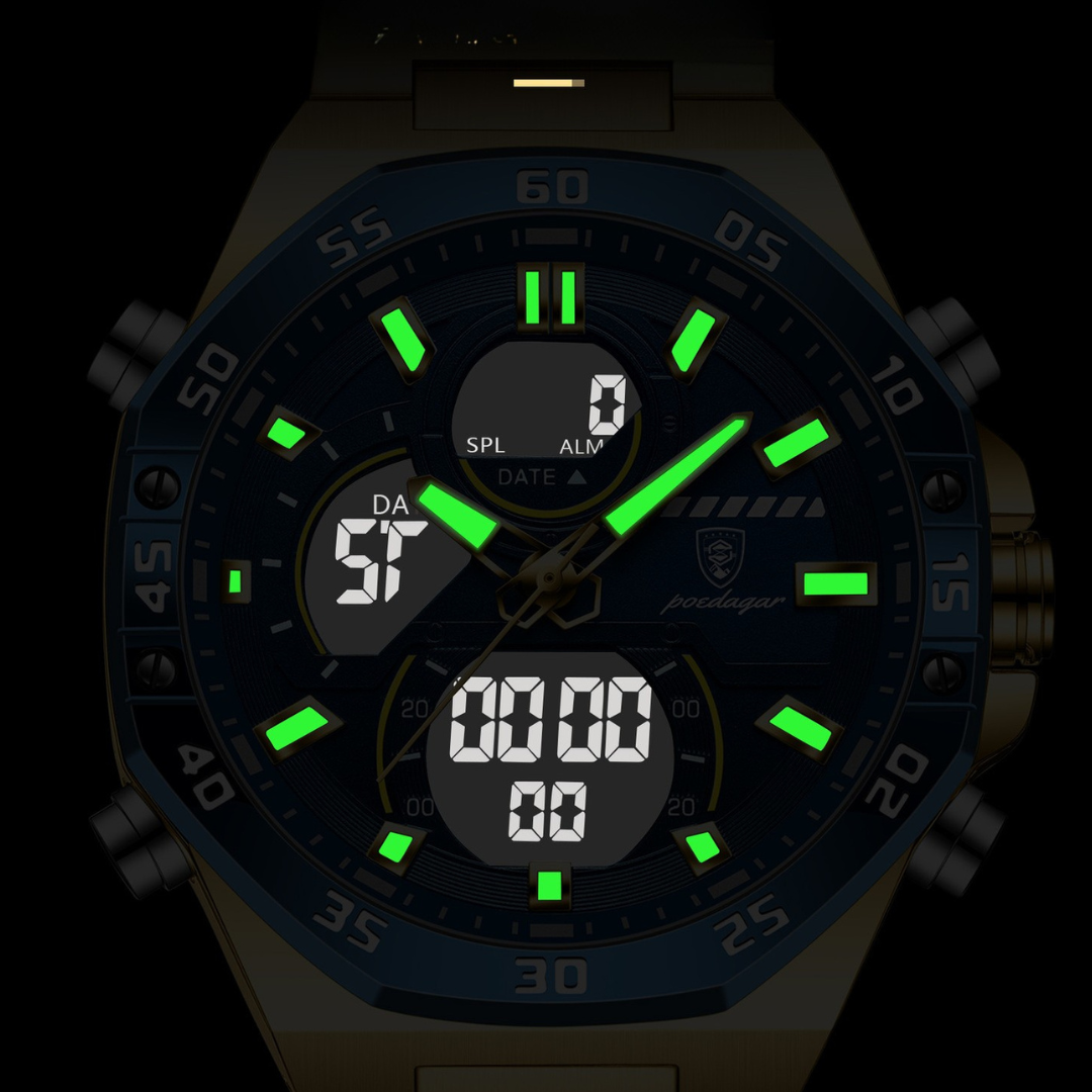Montre multifonctionnelle pour homme