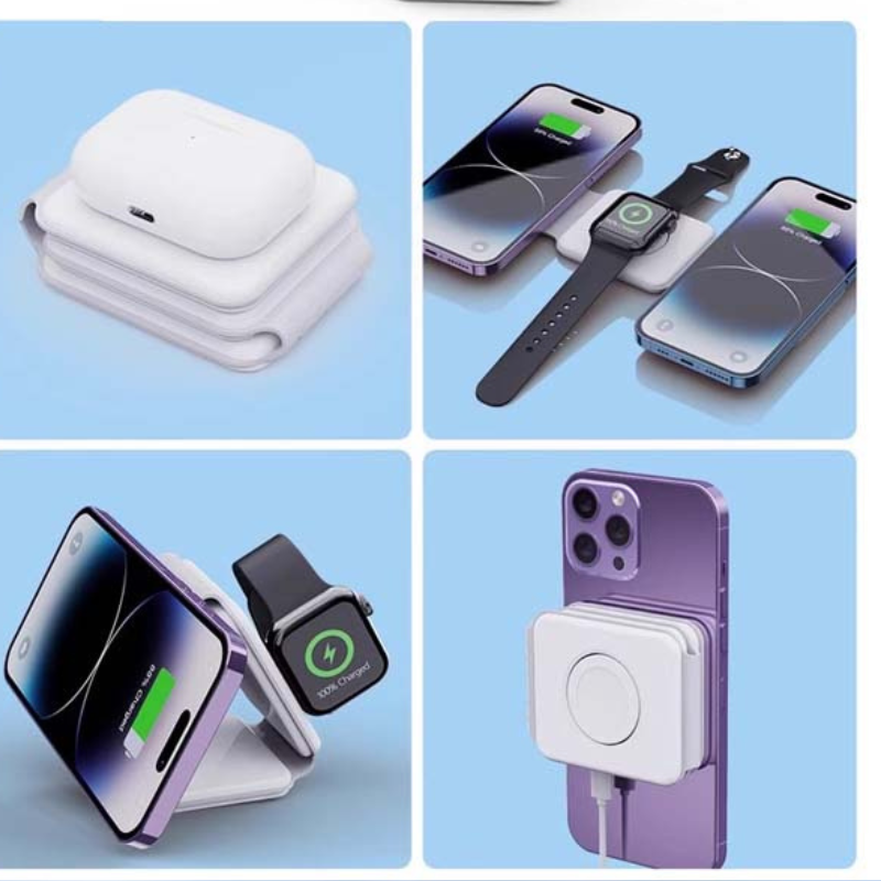 Station de charge 3 en 1