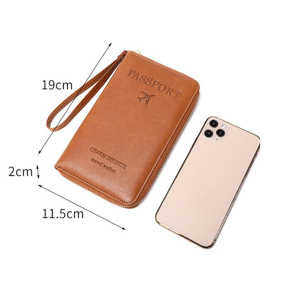 Porte-passeport multifonctionnel sécurisé