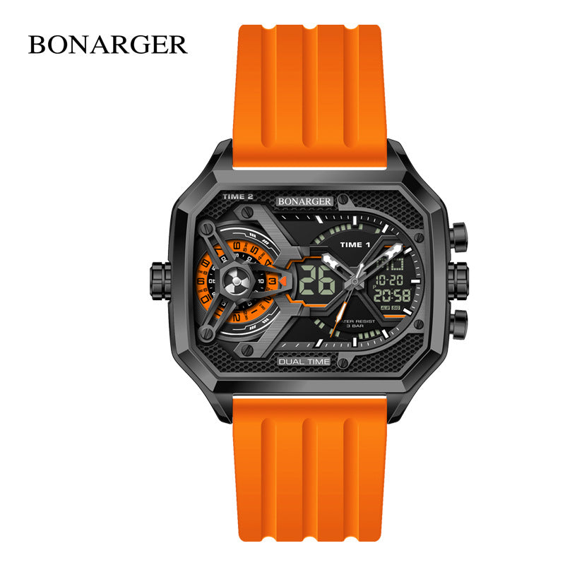 Montre numérique décontractée pour homme