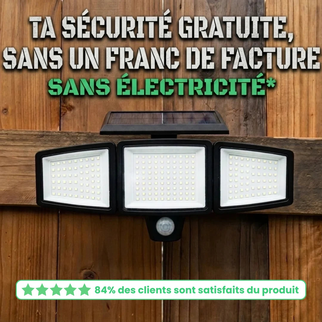 Lampe à détection pour maison sécurisée