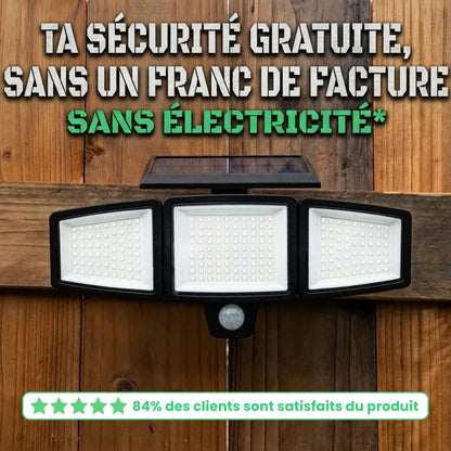 Lampe à détection pour maison sécurisée