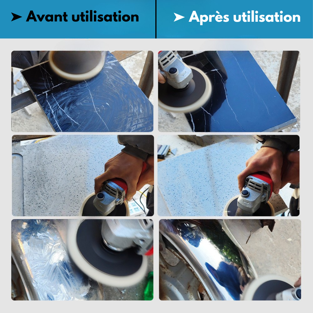 Disque de polissage et de lustrage