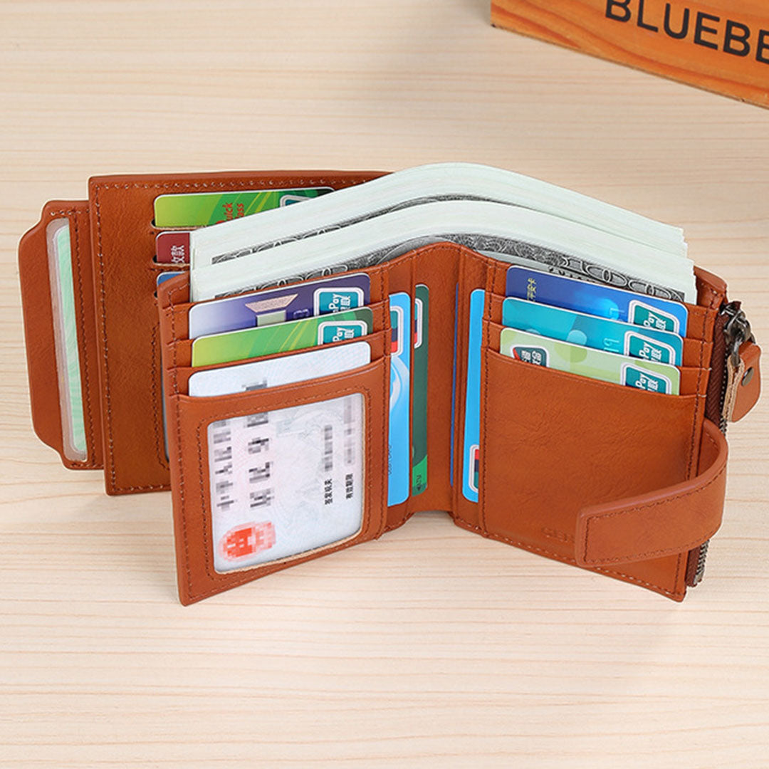 Portefeuille RFID en Cuir– Élégance et Protection