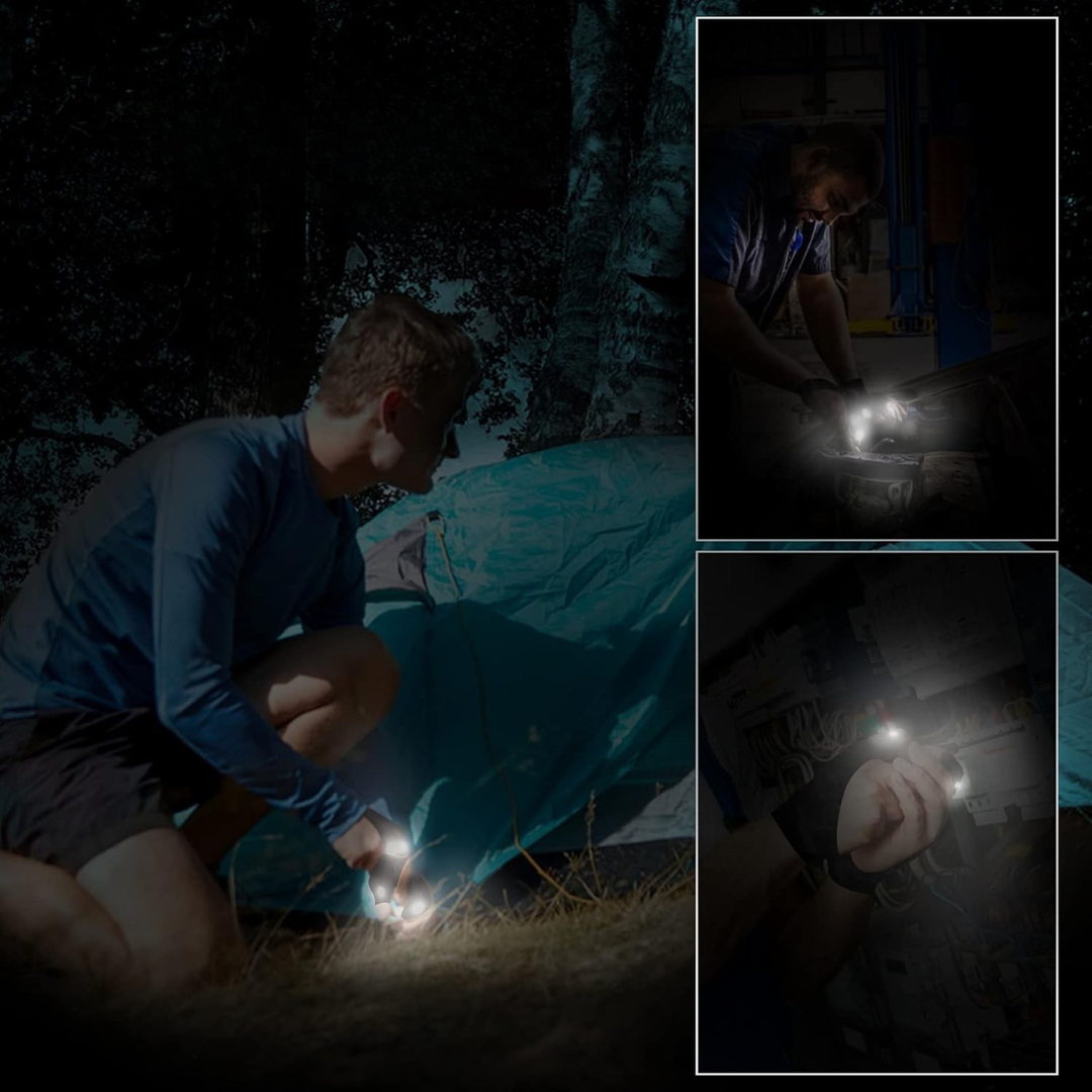 Gants avec Lampe Torche LED