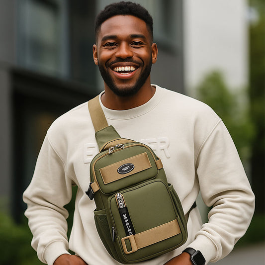 Sac à dos à bandoulière pour homme