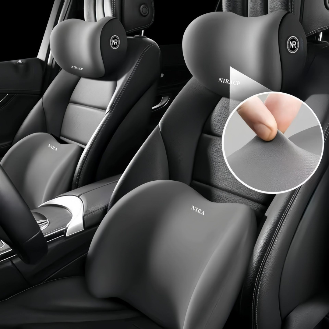 Appuie-tête et coussin de soutien pour voiture