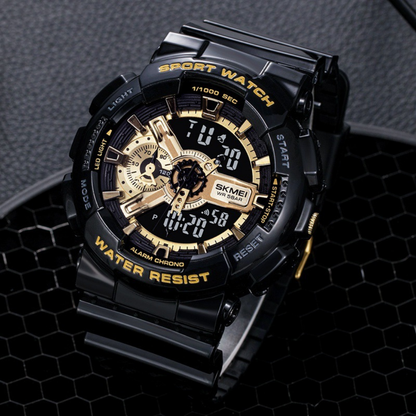 Montre analogique numérique pour homme