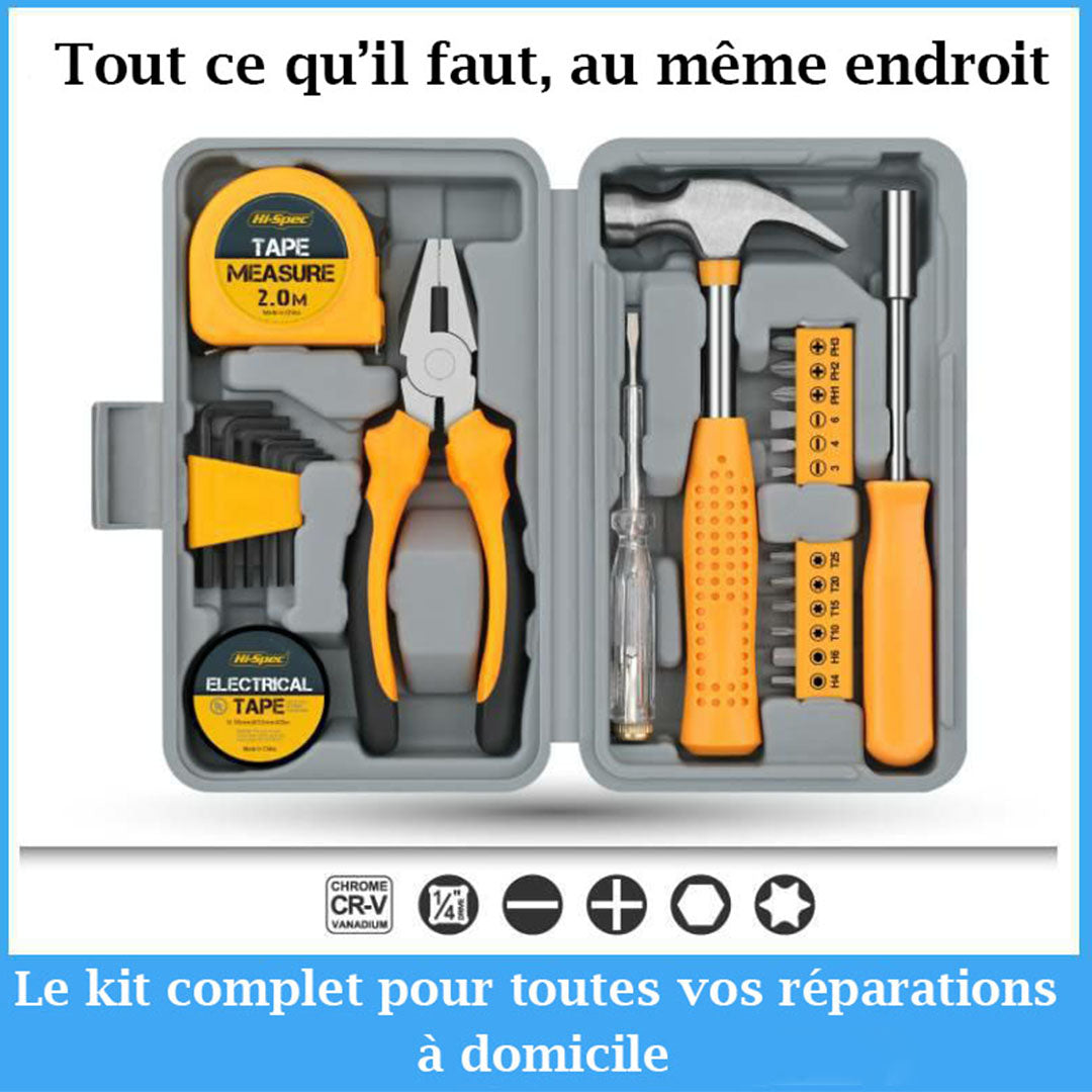 Kit d'outils de bricolage 24 pièces
