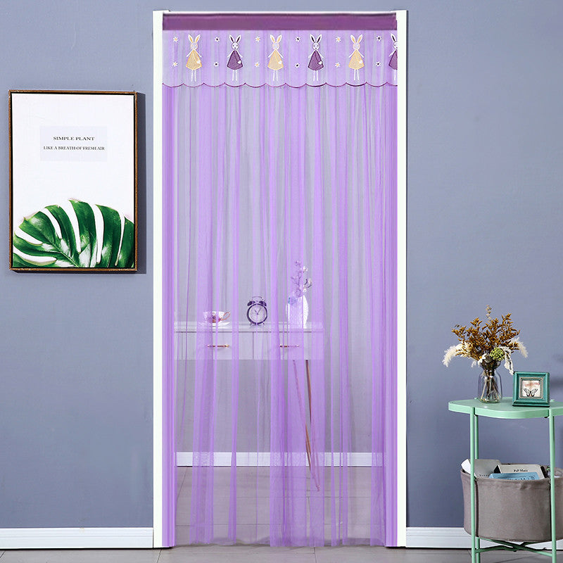 Rideau de porte transparent