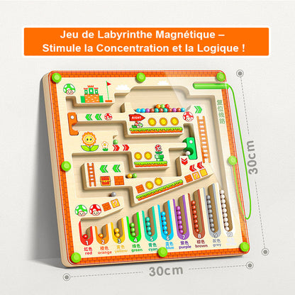 jouet éducatif labyrinthe magnétique