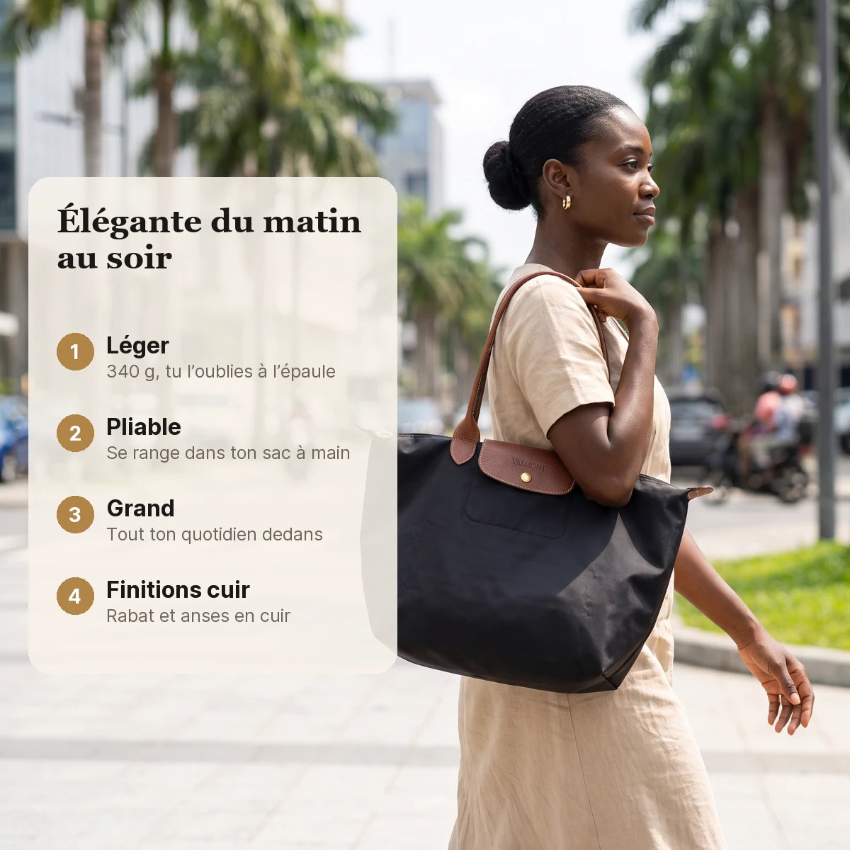VALMONT | Le grand sac élégant qui va avec tout