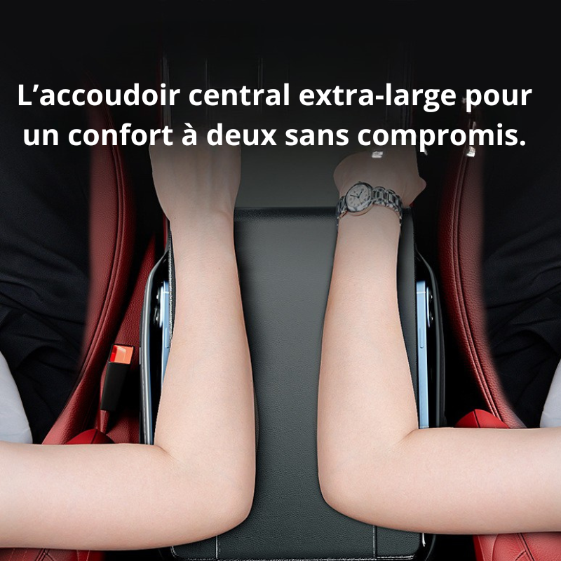 Accoudoir central de voiture en cuir