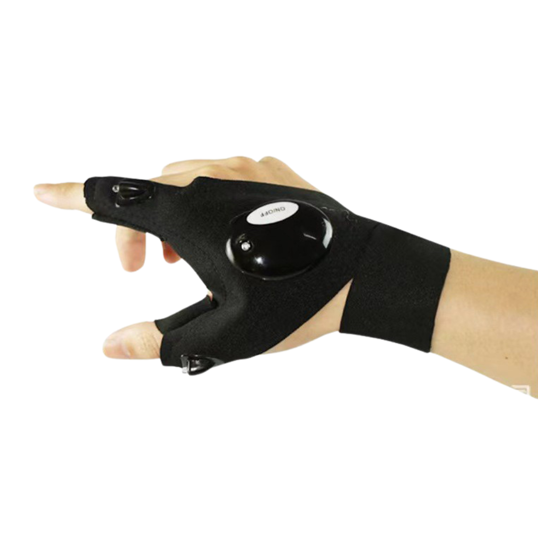 Gants avec Lampe Torche LED