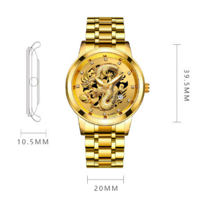 Montre luxueux dragon