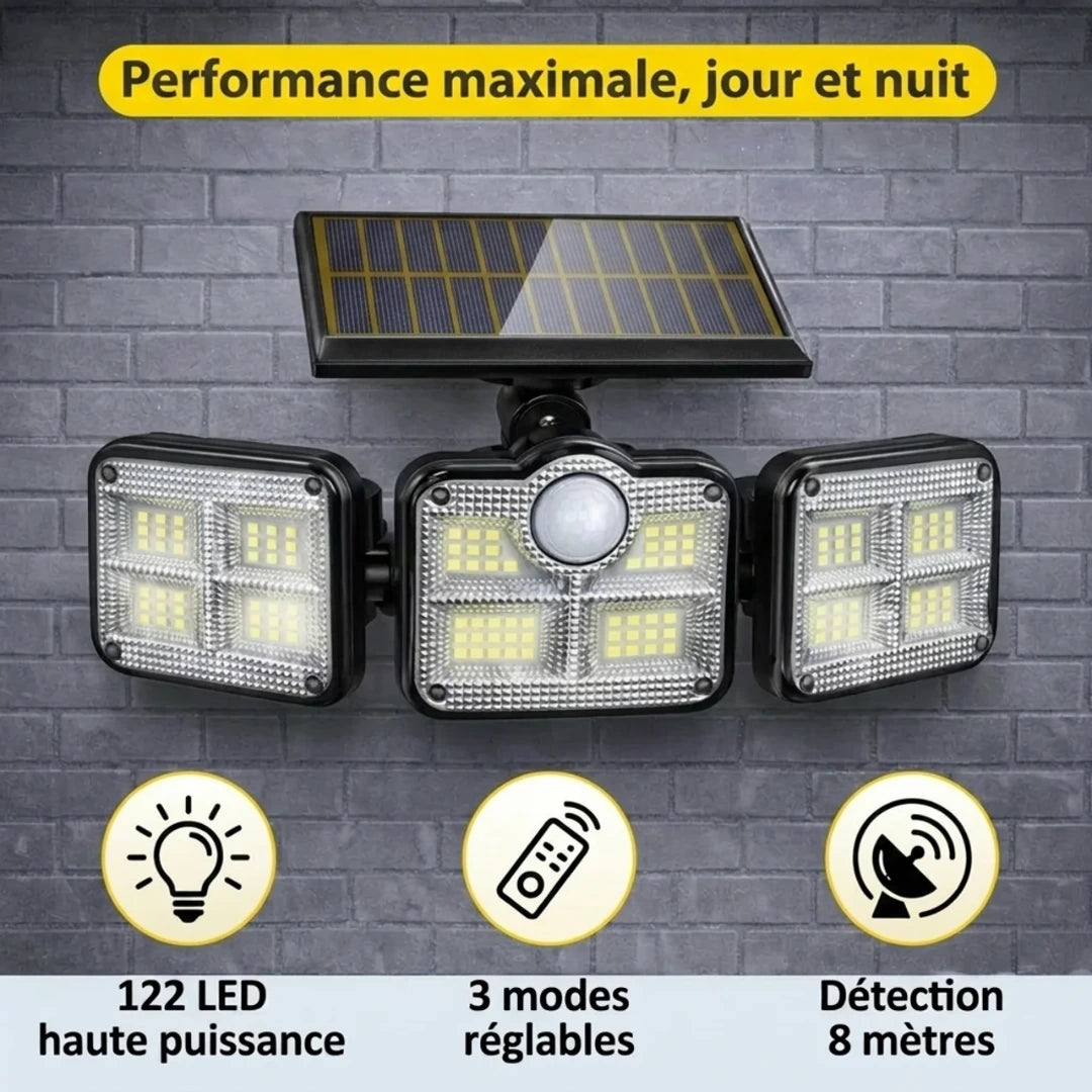 Lampe à détection pour maison sécurisée